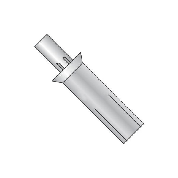 Newport Fasteners Drive Pin Rivets, Countersunk Head Head, 5/32" Dia., 3/16" L, Aluminum Body, 1000 PK 336267 - main